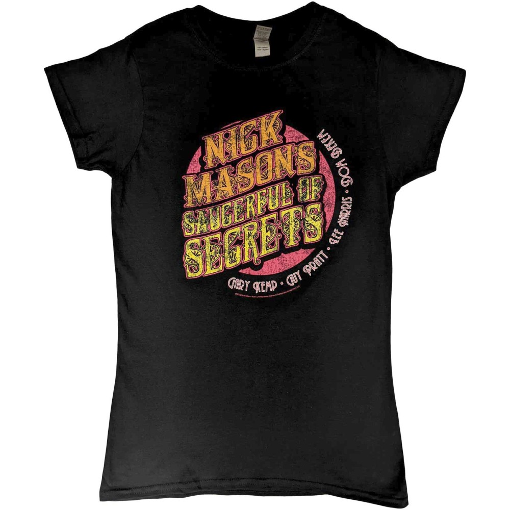 Nick Mason's Saucerful Of Secrets - Echoes European Tour 2022 Dames Tshirt - Zwart
